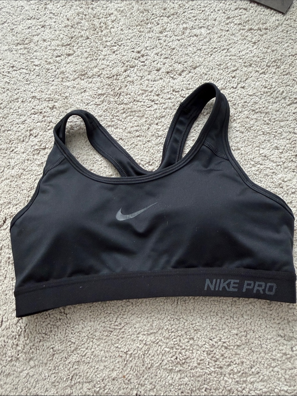 Nike Black Low-Impact Sports Bra with Racerback